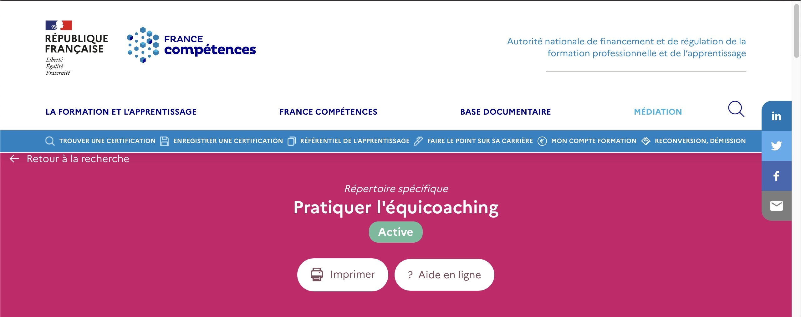 Formation certifiante equicoach